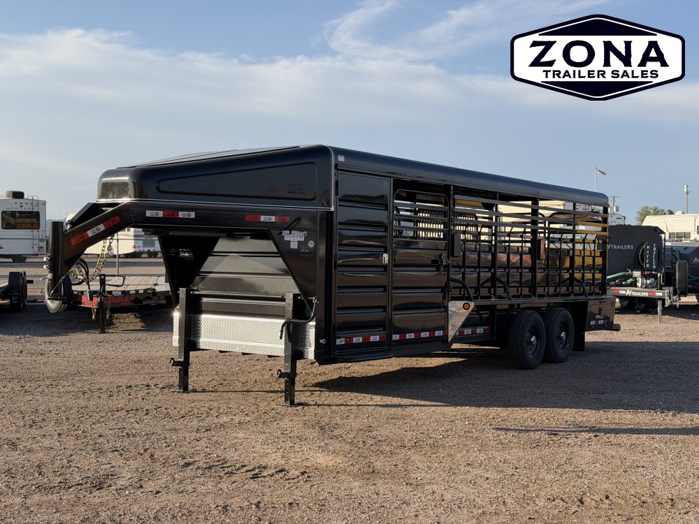 2026 GR 24ft Stock Combo - Swing out Saddle Racks - Rubber Plank Floor