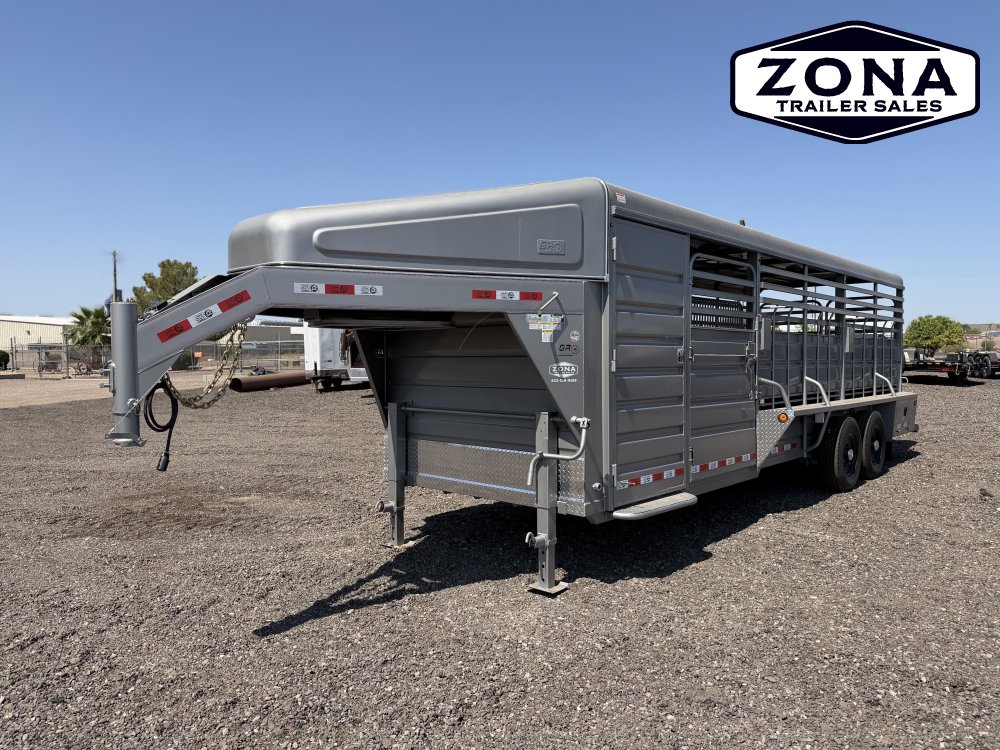 2026 GR 24ft Stock Combo - Swing out Saddle Racks - Rubber Plank Floor