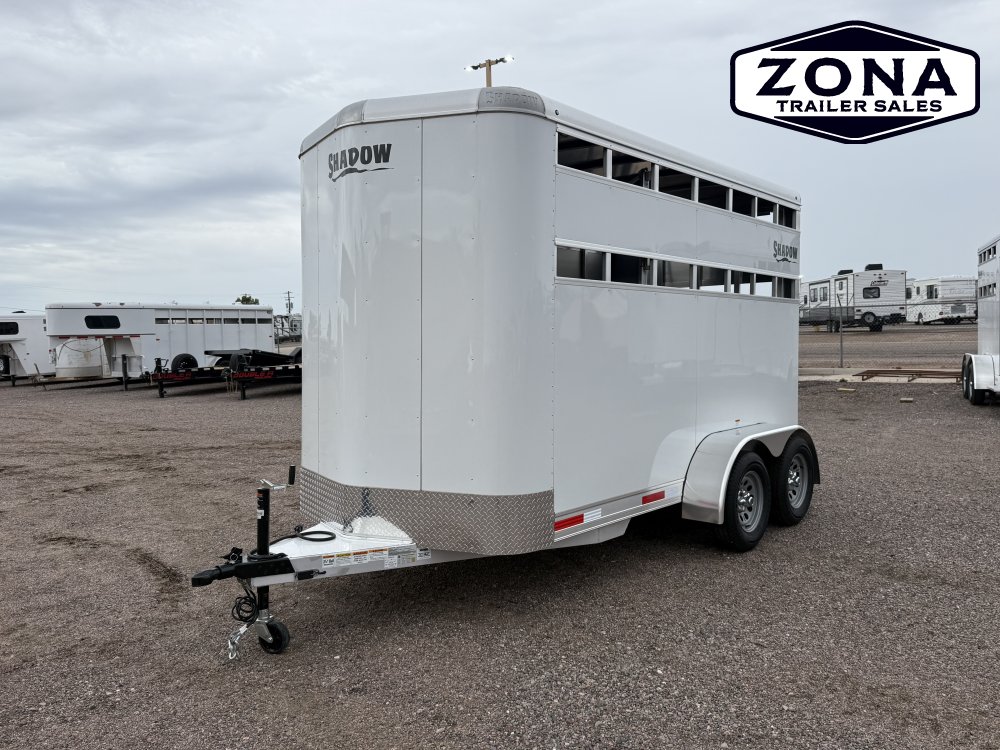 2027 SHADOW 2 HORSE - 7'6" TALL - 120" STALL LENGTH - 42" STALL WIDTH - ALL ALUMINUM FRAME