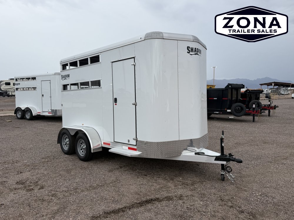 2027 SHADOW 2 HORSE - 7'6" TALL - 120" STALL LENGTH - 42" STALL WIDTH - ALL ALUMINUM FRAME