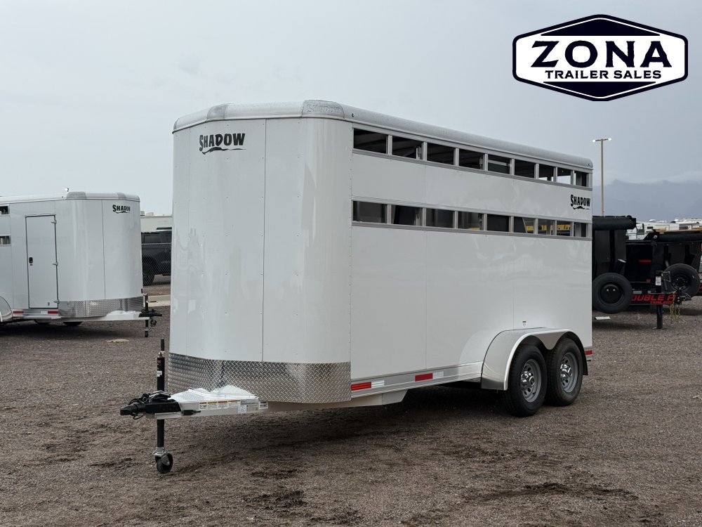 2027 SHADOW 3 HORSE - 7'6" TALL - 120" STALL LENGTH - 42" STALL WIDTH - ALL ALUMINUM FRAME