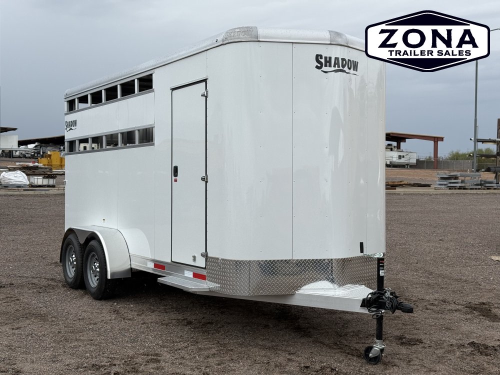 2027 SHADOW 3 HORSE - 7'6" TALL - 120" STALL LENGTH - 42" STALL WIDTH - ALL ALUMINUM FRAME
