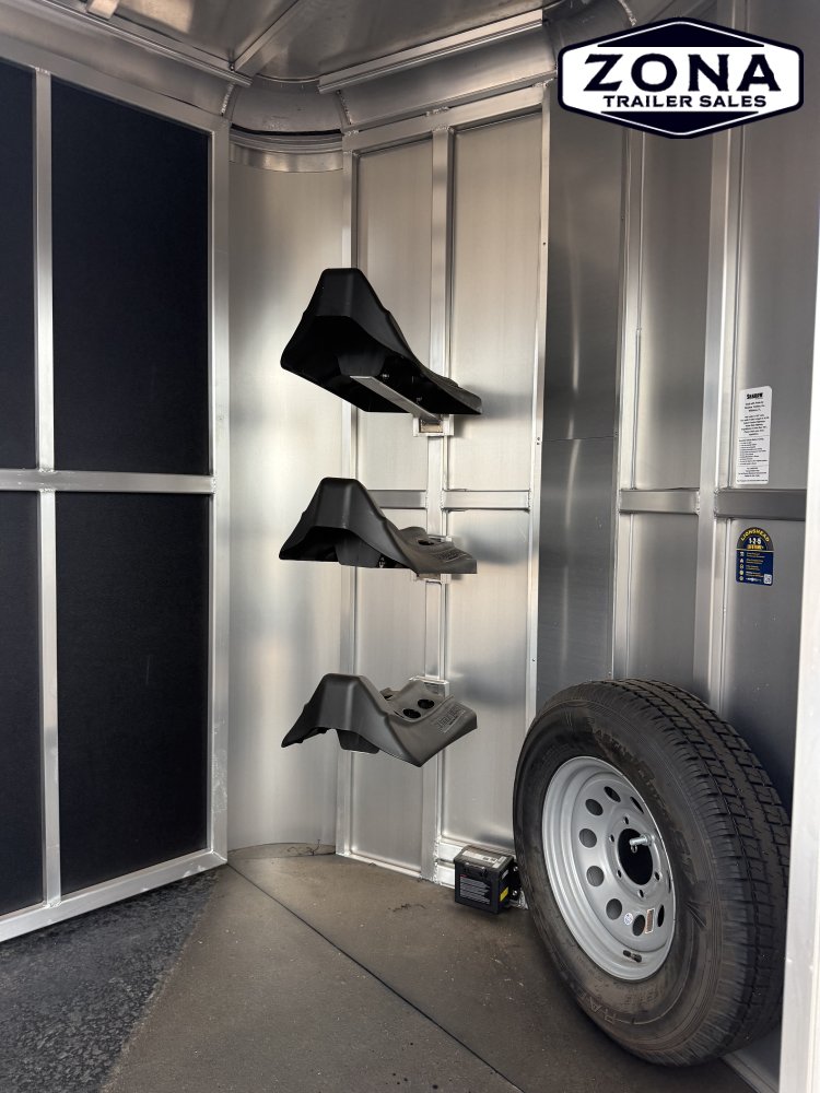 2027 SHADOW 3 HORSE - 7'6" TALL - 120" STALL LENGTH - 42" STALL WIDTH - ALL ALUMINUM FRAME
