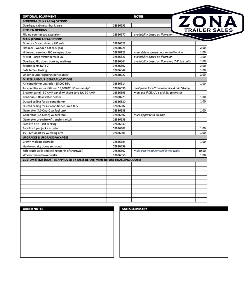 2027 Exiss 10'6" SW - 4 Horse - Generator