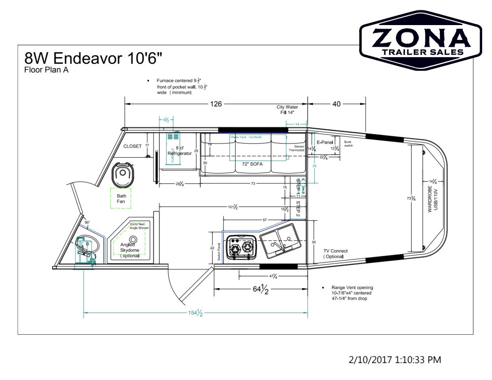 2027 Exiss 10'6" SW - 4 Horse - Generator