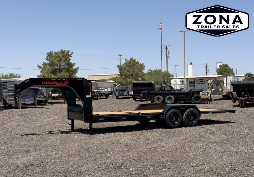 2027 Double A GCT167- 22ft Gooseneck Cushion Tilt - 8k Oil Bath Torsion Axles
