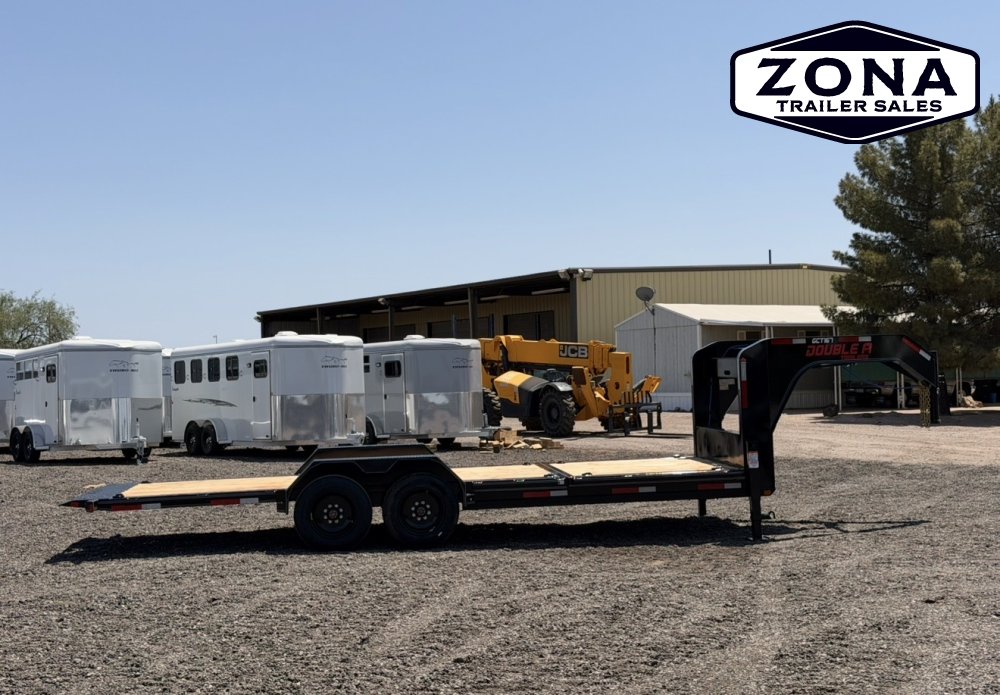 2027 Double A GCT167- 22ft Gooseneck Cushion Tilt - 8k Oil Bath Torsion Axles