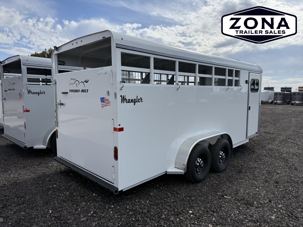 2026 Thuro-Bilt Wrangler Plus 4 Horse - WARMBLOOD STALL LENGTH