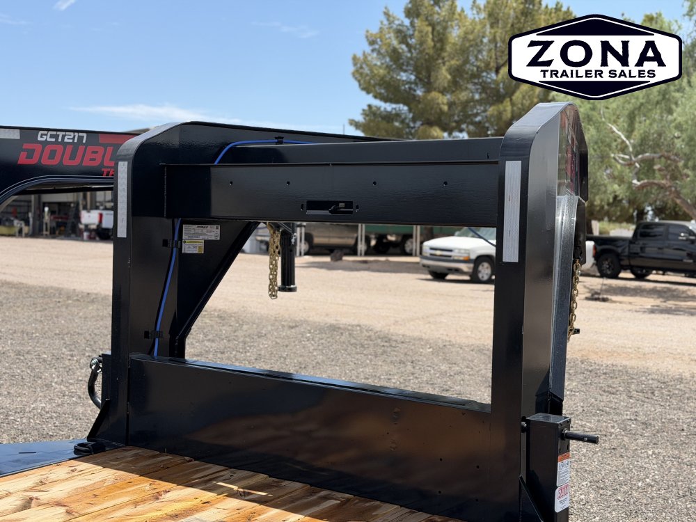 2027 Double A CT207 26ft Gooseneck Cushion Tilt - 102 Wide - Drive Over Fenders - 23k GVWR - 10k Super Single Axles