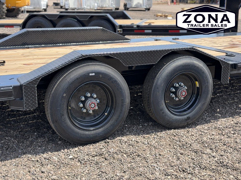 2027 Double A CT207 26ft Gooseneck Cushion Tilt - 102 Wide - Drive Over Fenders - 23k GVWR - 10k Super Single Axles