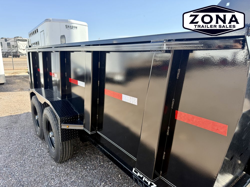 2027 Double A LP147 - 14ft Telescopic Dump - 3ft Sides - 15,4k GVWR - 7k Axles - 14 Ply Tires