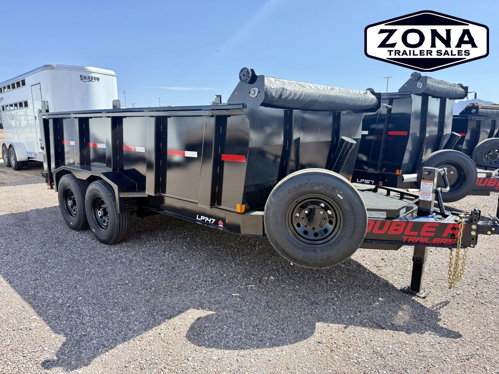 2027 Double A LP147 - 14ft Telescopic Dump - 3ft Sides - 15,4k GVWR - 7k Axles - 14 Ply Tires