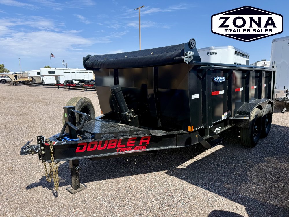 2027 Double A LP147 - 14ft Telescopic Dump - 3ft Sides - 15,4k GVWR - 7k Axles - 14 Ply Tires