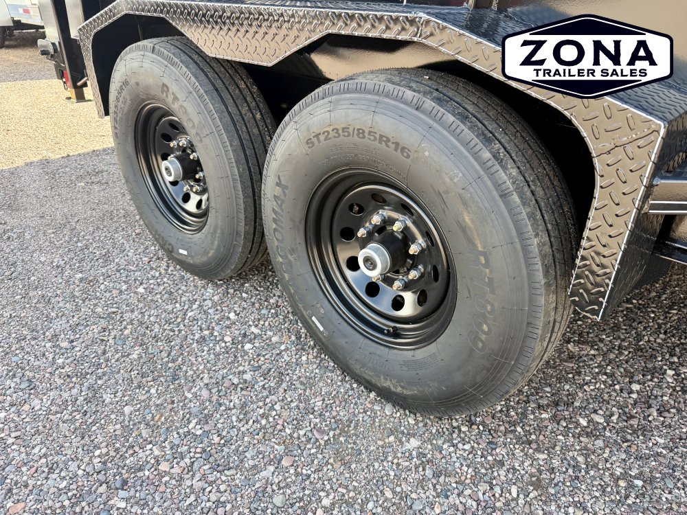 2027 Double A LP147 - 14ft Telescopic Dump - 3ft Sides - 15,4k GVWR - 7k Axles - 14 Ply Tires