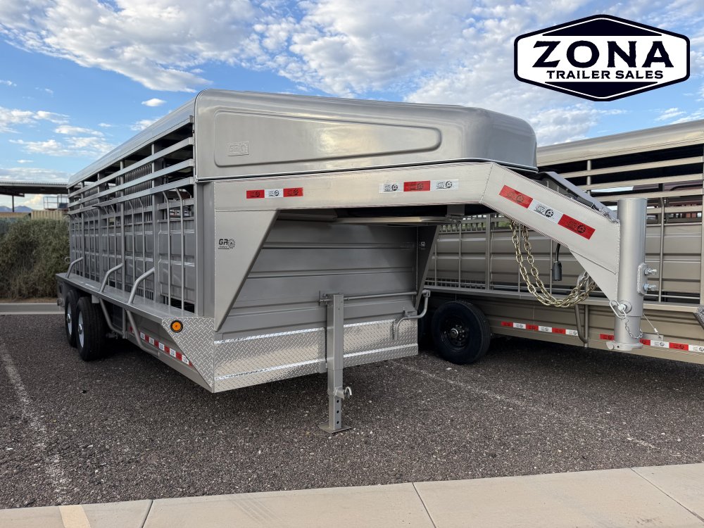 2027 GR Trailer 20ft Straight Stock - 6'8" Wide - 14k GVWR