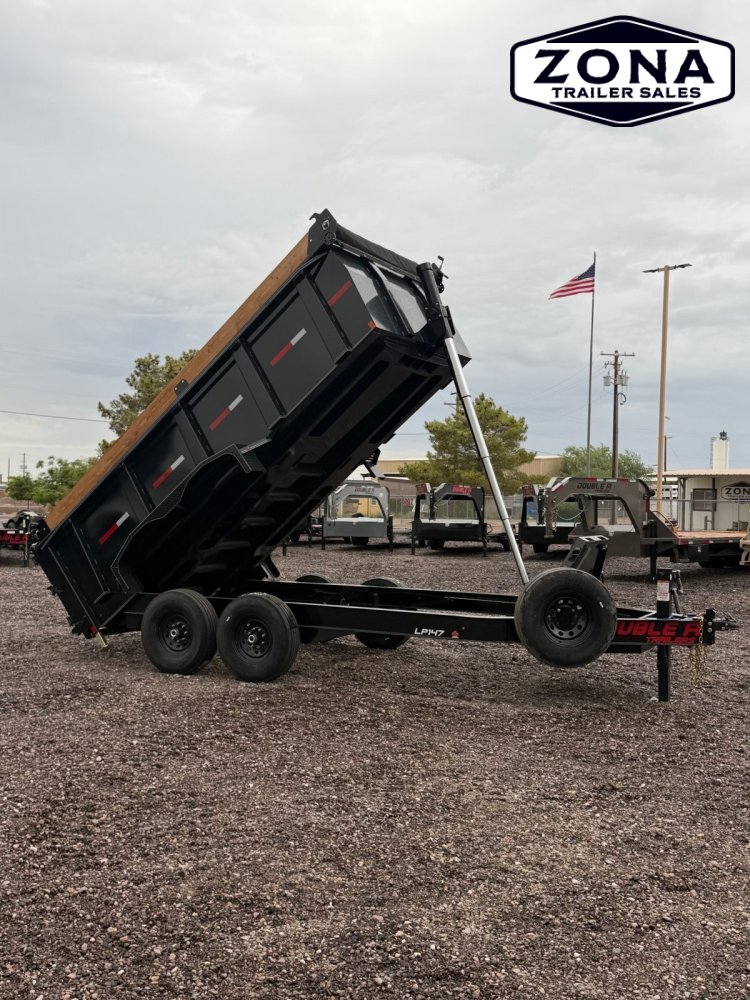 2027 Double A LP147 - 14ft Dump Trailer - 3ft Sides - 15,400 GVWR