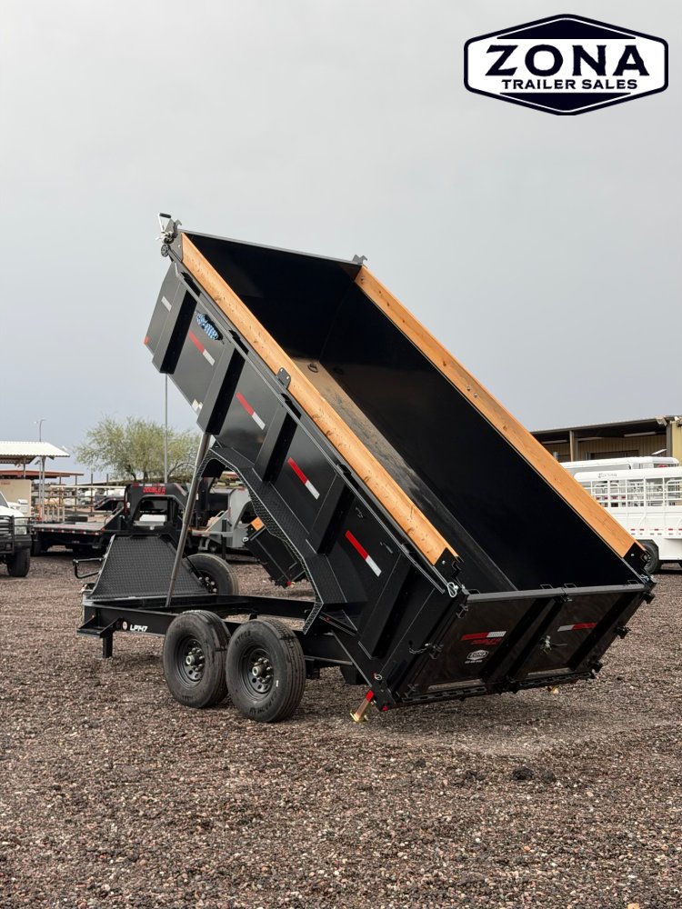 2027 Double A LP147 - 14ft Dump Trailer - 3ft Sides - 15,400 GVWR