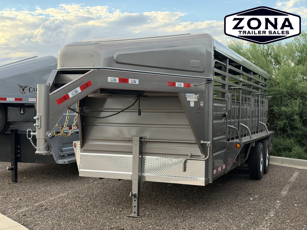 2027 GR Trailer 20ft Straight Stock - 6'8" Wide - 14k GVWR