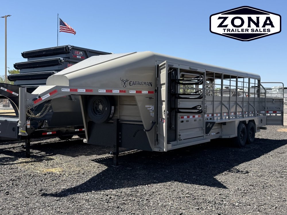 2027 Cattleman 24Ft Stock Combo - 8k Torsion Axles