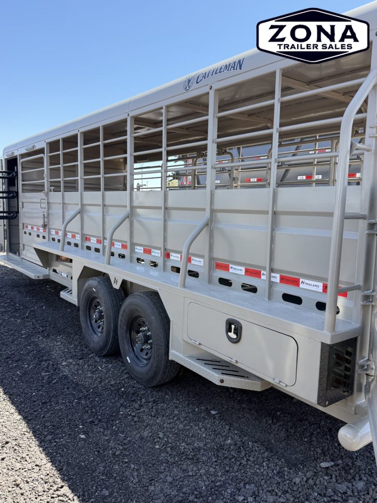 2027 Cattleman 24Ft Stock Combo - 8k Torsion Axles