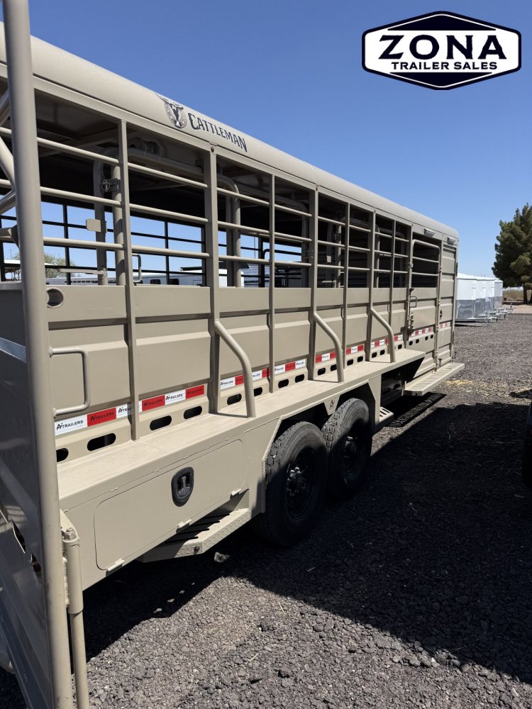 2027 Cattleman 24Ft Stock Combo - 8k Torsion Axles